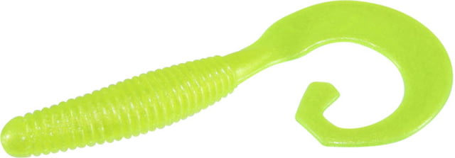 Zoom Tab Tail Grub 10 Pack 4in Chartreuse Pearl