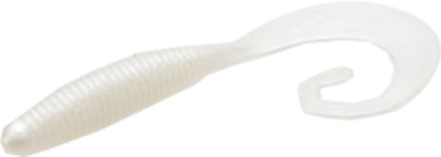 Zoom Tab Tail Grub 10 Pack 4in White Pearl