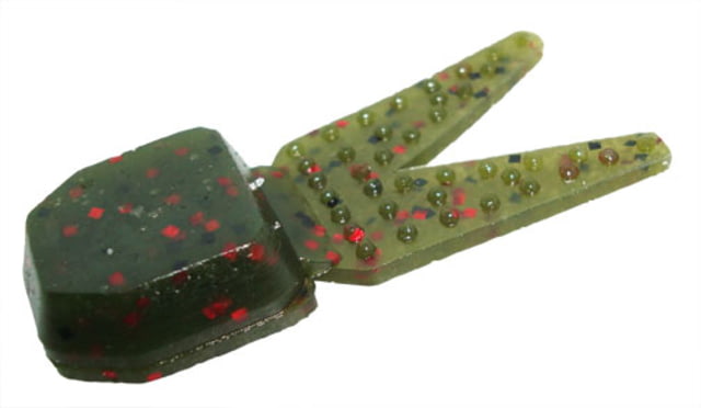 Zoom Tiny Chunk Jig Trailer 5 Pack 2in Avocado