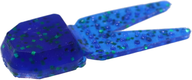 Zoom Zoom Tiny Chunk Jig Trailer 5 Pack 2in Emerald Blue