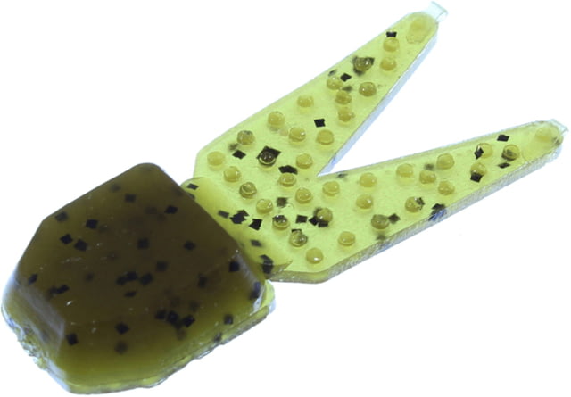 Zoom Zoom Tiny Chunk Jig Trailer 5 Pack 2in Green Pumpkin