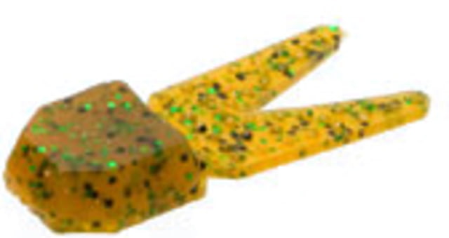 Zoom Zoom Tiny Chunk Jig Trailer 5 Pack 2in Rootbeer Pepper Green