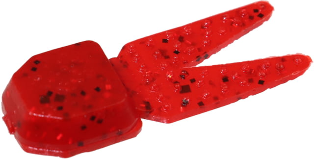 Zoom Tiny Chunk Jig Trailer 5 Pack 2in Ruby Red