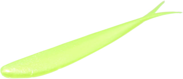 Zoom Zoom Tiny Fluke Baitfish Imitator 20 Pack 3in Chartreuse Pearl
