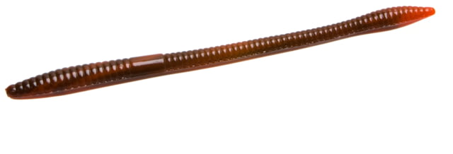 Zoom Trick Worm 20 Pack 6.5in Brown-Orange Swirl