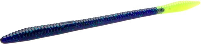 Zoom Trick Worm 20 Pack 6.5in Junebug/Chartreuse