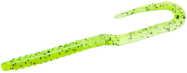 Zoom U-Tale Mid-Size Worm 20 Pack 6 3/4in Chartreuse Pepper