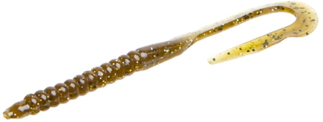 Zoom U-Tale Mid-Size Worm 20 Pack 6 3/4in Green Pumpkin Magic