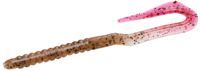 Zoom U-Tale Mid-Size Worm 20 Pack 6 3/4in Pumpkin/Fire