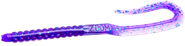 Zoom U-Tale Mid-Size Worm 20 Pack 6 3/4in Electric Blue