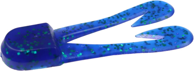 Zoom Zoom U-V Chunk Jig Trailer 5 Pack 3in Emerald Blue