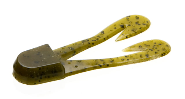 Zoom Zoom U-V Chunk Jig Trailer 5 Pack 3in Green Pumpkin