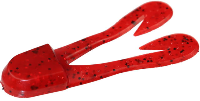 Zoom U-V Chunk Jig Trailer 5 Pack 3in Ruby Red