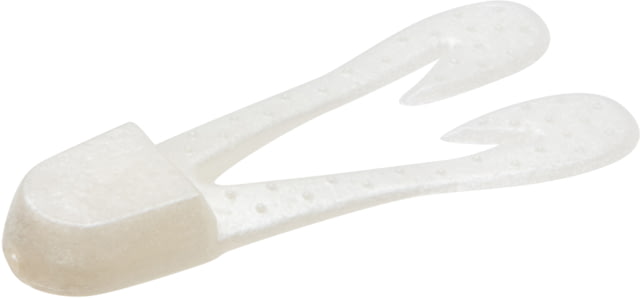 Zoom Zoom U-V Chunk Jig Trailer 5 Pack 3in White Pearl