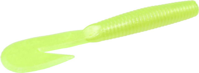Zoom U-V Grub 10 Pack 3.25in Chartreuse Pearl