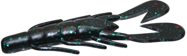 Zoom Zoom U-V Speed Craw 12 Pack 3.5in Black Emerald