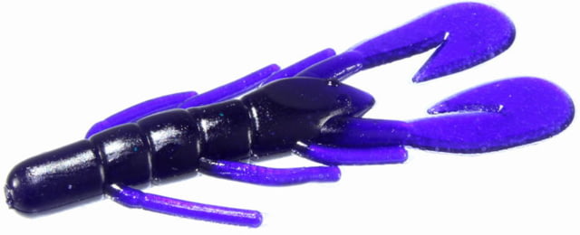 Zoom Zoom U-V Speed Craw 12 Pack 3.5in Black Grape