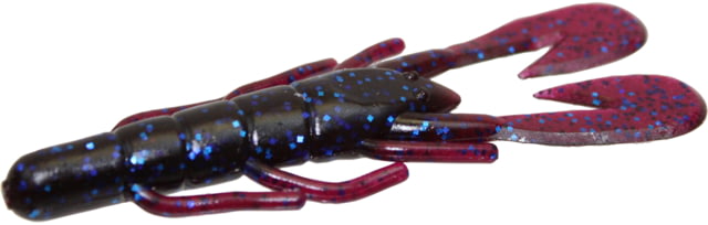 Zoom Zoom U-V Speed Craw 12 Pack 3.5in Blue Fleck