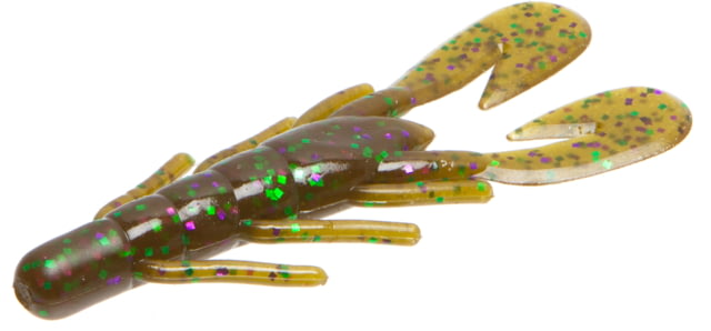 Zoom Zoom U-V Speed Craw 12 Pack 3.5in Green Pump Purple Green