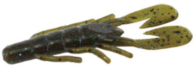 Zoom Zoom U-V Speed Craw 12 Pack 3.5in Green Pumpkin Blue