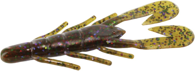 Zoom Zoom U-V Speed Craw 12 Pack 3.5in Green Pumpkin Candy Red