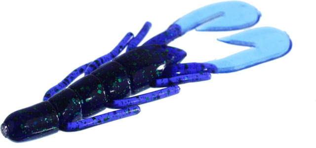 Zoom Zoom U-V Speed Craw 12 Pack 3.5in Junebug Blue Claw