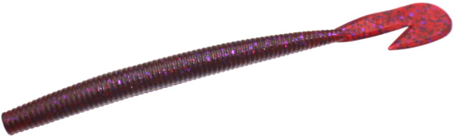Zoom U-V Speed Worm 15 Pack 6in Cranberry