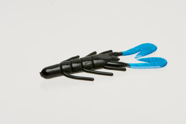 Zoom U-V Speed Craw 12 Pack 3.5in Black/Blue Claw