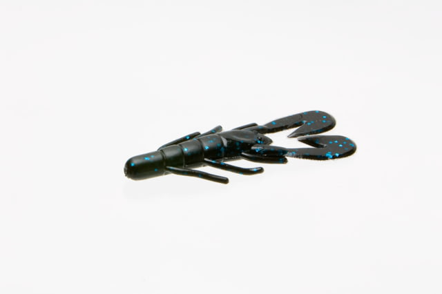 Zoom Zoom U-V Speed Craw 12 Pack 3.5in Black/Blue