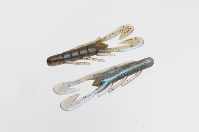 Zoom Zoom U-V Speed Craw 12 Pack 3.5in Green Pumpkin Blue Flash2p