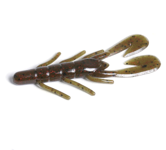 Zoom Zoom U-V Speed Craw 12 Pack 3.5in Green Pumpkin Red