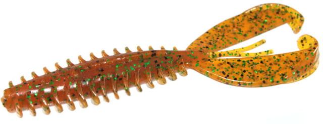 Zoom Zoom Z-Craw 6 Pack 4.5in Rootbeer Pepper Green