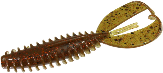 Zoom Z-Craw Jr 8 Pack 3.5in Green Pumpkin Orange Glit
