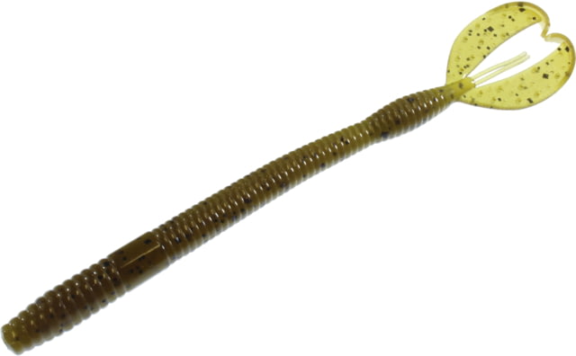Zoom Zoom Z Craw Worm 10 Pack 6.75in Green Pumpkin