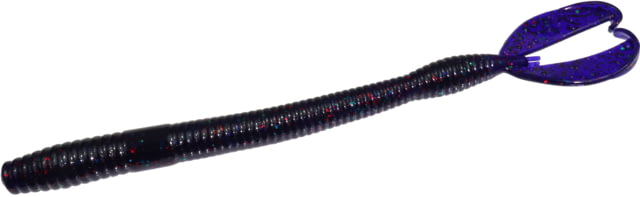 Zoom Zoom Z Craw Worm 10 Pack 6.75in Junebug Red