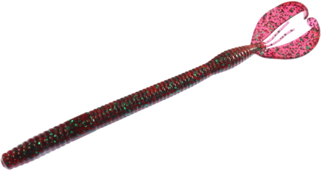 Zoom Zoom Z Craw Worm 10 Pack 6.75in Red Bug