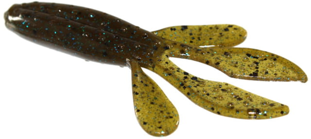 Zoom Zoom Z-Hog Creature Bait 8 Pack 4in Green Pumpkin Blue