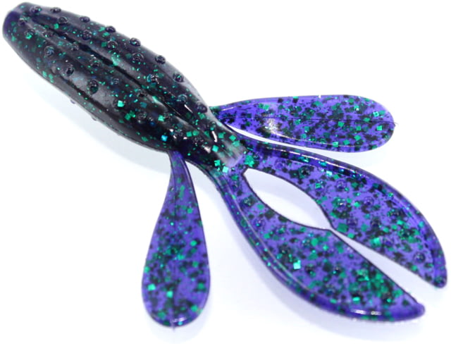 Zoom Z-Hog Jr Creature Bait 10 Pack 3.5in Junebug