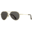 AO General Sunglasses, Gold, True Color Gray AOLite Nylon Lenses, Polarized, 55-14-140 B47, GEN155STTOGYN-P