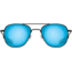 AO Original Pilot Sunglasses, Black Frame, 52 mm SunFlash Blue Mirror AOLite Nylon Lenses, Bayonet Temple,738921564768