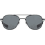 AO Original Pilot Sunglasses, Black Frame, 57 mm True Color Gray SkyMaster Glass Lenses, Bayonet Temple,738921562160
