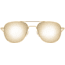 AO Original Pilot Sunglasses, Gold Frame, 52 mm SunFlash Gold Mirror SkyMaster Glass Lenses, Bayonet Temple, Polarized, 738921564515