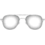 AO Original Pilot Sunglasses, Silver Frame, 52 mm SunFlash Silver Mirror AOLite Nylon Lenses, Bayonet Temple,738921564645