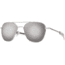 AO Original Pilot Sunglasses, Silver Frame, 52 mm SunFlash Silver Mirror SkyMaster Glass Lenses, Bayonet Temple,738921564621