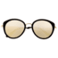 Bertha Reese Sunglasses - Womens, Black Frame, Gold/Green Polarized Lens, Black/Gold-Green, One Size, BRSBR044GD