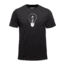 Black Diamond BD Idea Men's Short Sleeve Logo Tee Shirt, Black, Medium, APH806015MED1
