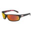 Bolle Anaconda Sunglasses, Matte Black/Red Frame, TNS Fire Rectangle Lens, 12080