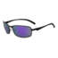 Bolle Key West Sunglasses, Matte Black Frame, Blue Violet Lens, 11957