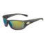 Bolle Python Sunglasses, Matte Smoke/Green Frame, Polarized Brown Emerald Oleo AF Lens, 12124