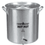 Camp Chef Aluminum Hot Water Pot, Black/Stainless, 32qt, HWP32A